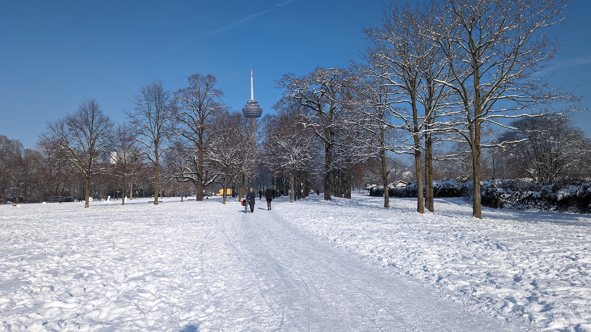 “Colonia nevada en invierno”